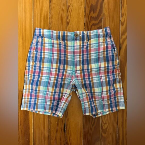 J. Crew Pants - J Crew Plaid Chino Shorts